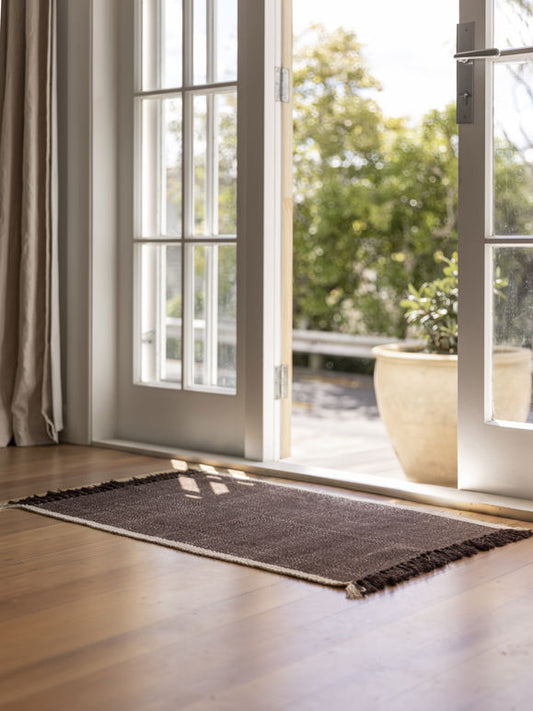 Cotton door mat cocoa 50 x 70cm