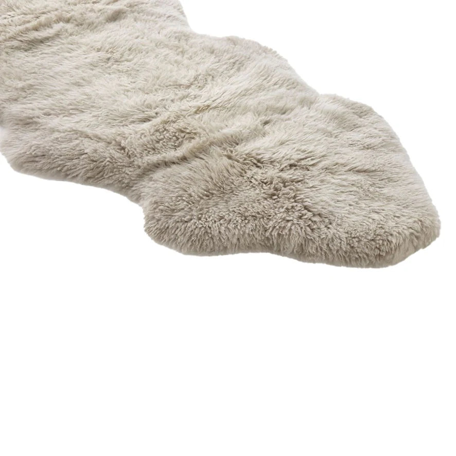 NZ long wool sheepskin hide double length 180cm