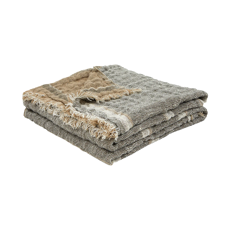 Element linen throw kale 125 x 250cm green with envy nz