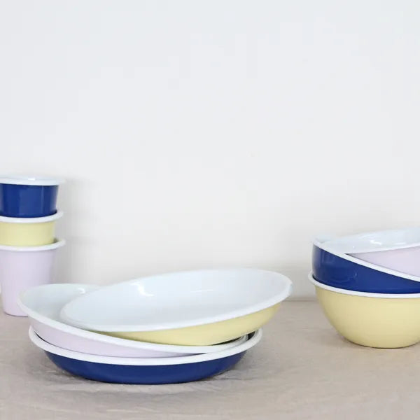 Enamel bowl butter 16cm