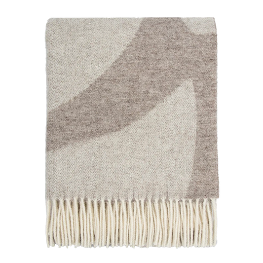 Flagstone wool throw fawn 140 x 200cm