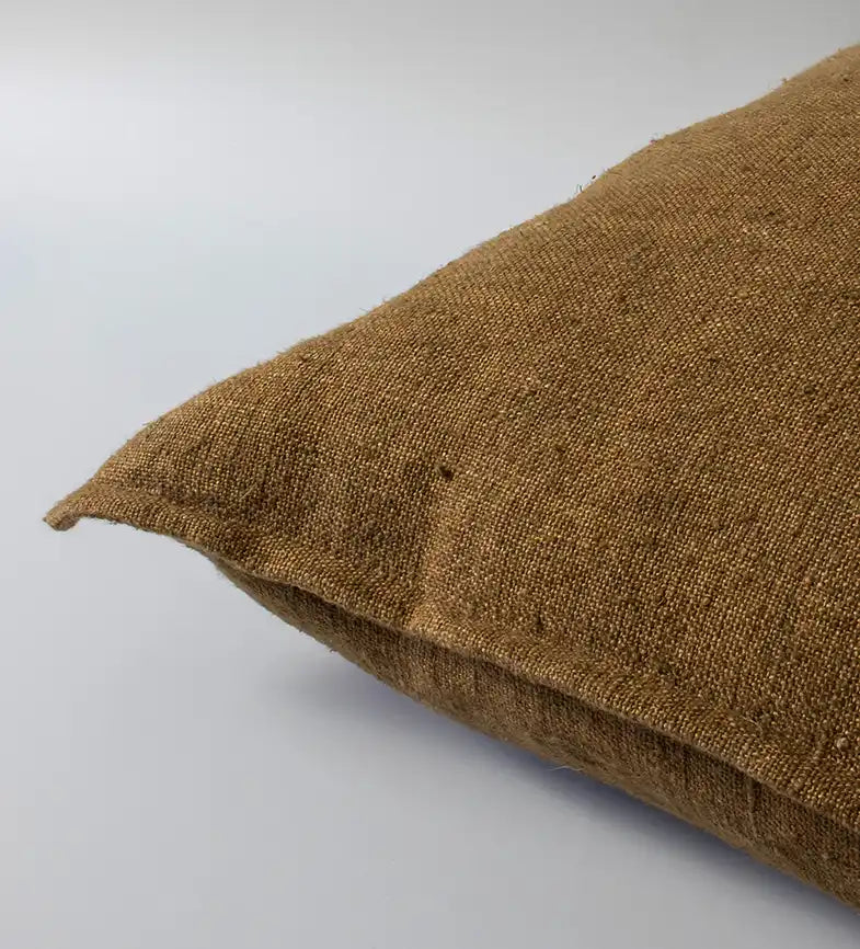 Flaxmill linen cushion cover pecan 50cm