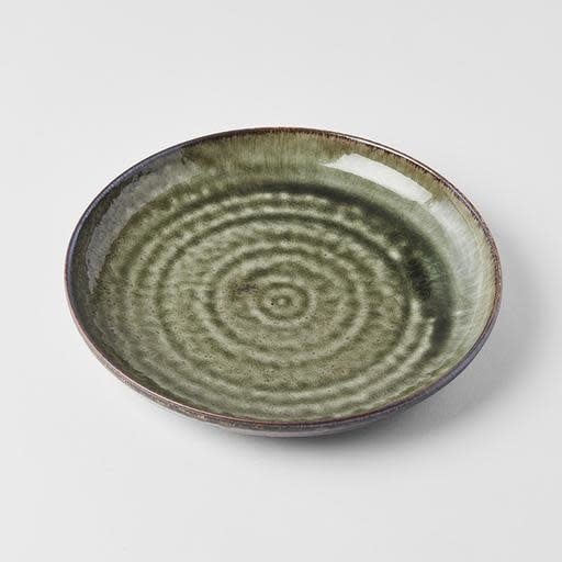 Glossy sage plate 24.5cm