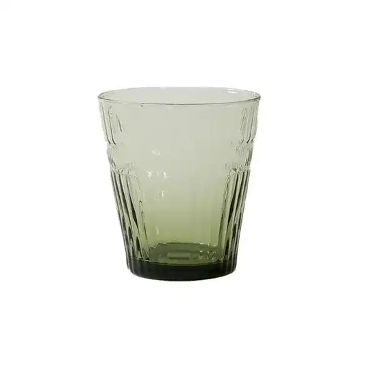 Glass glow tumbler olive