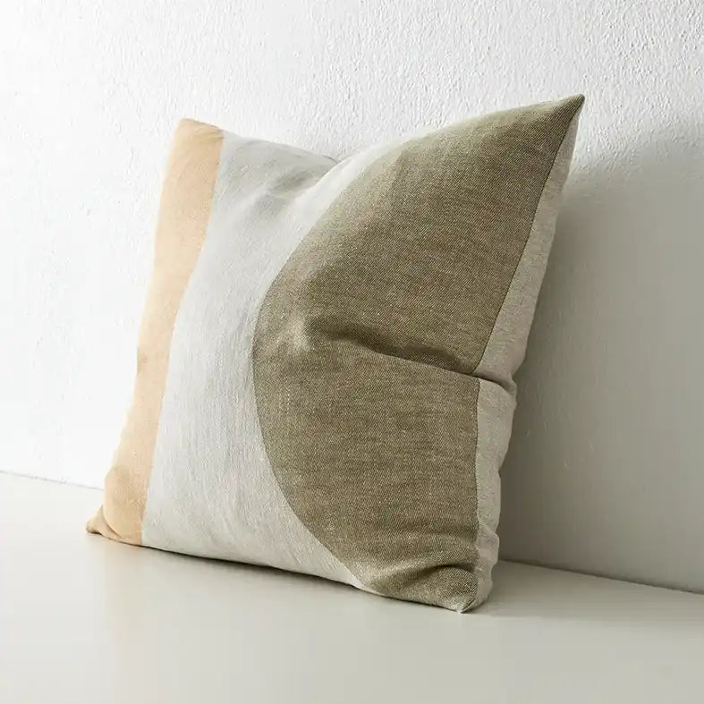 Halcyon cushion cover manuka 50cm