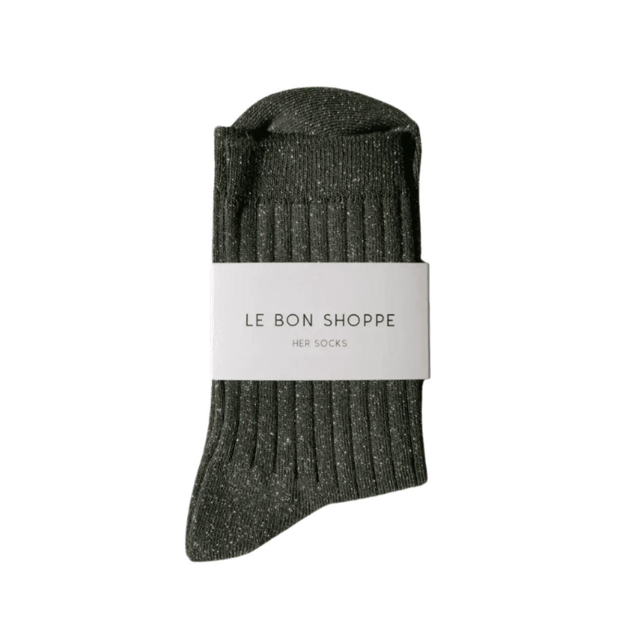 Le Bon Shoppe her socks pine glitter