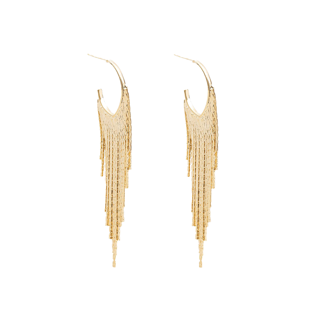 Life of the party earrings gold