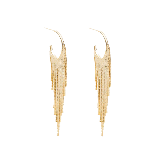 Life of the party earrings gold