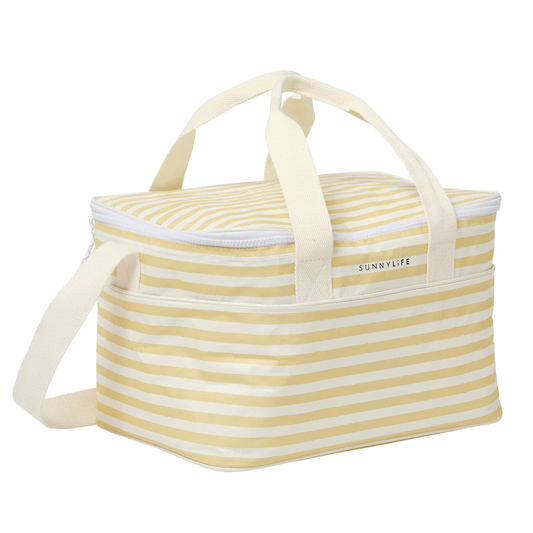 SunnyLife cooler bag butternut stripe