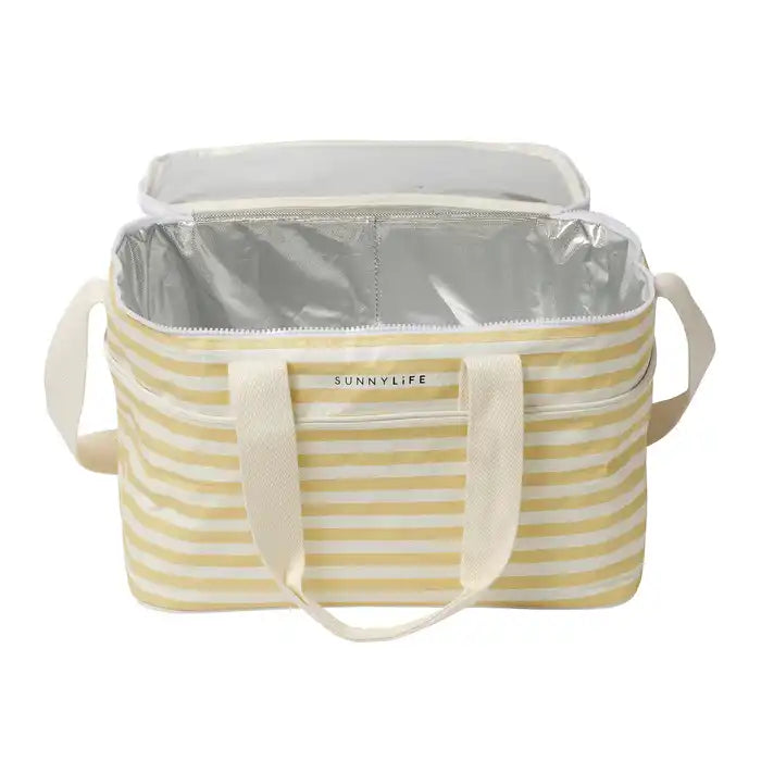SunnyLife cooler bag butternut stripe