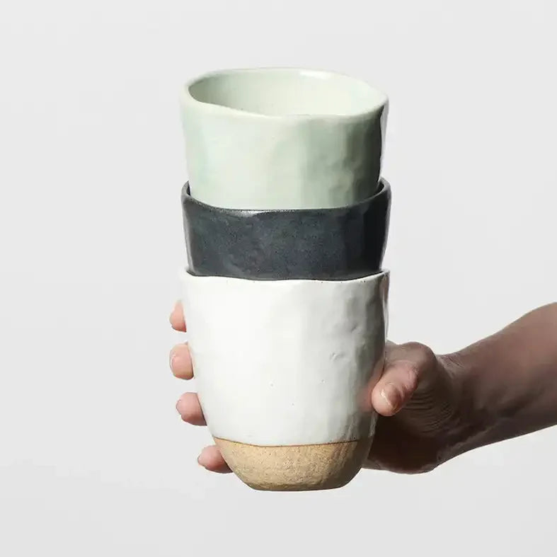Organic shaped cup 200mls white