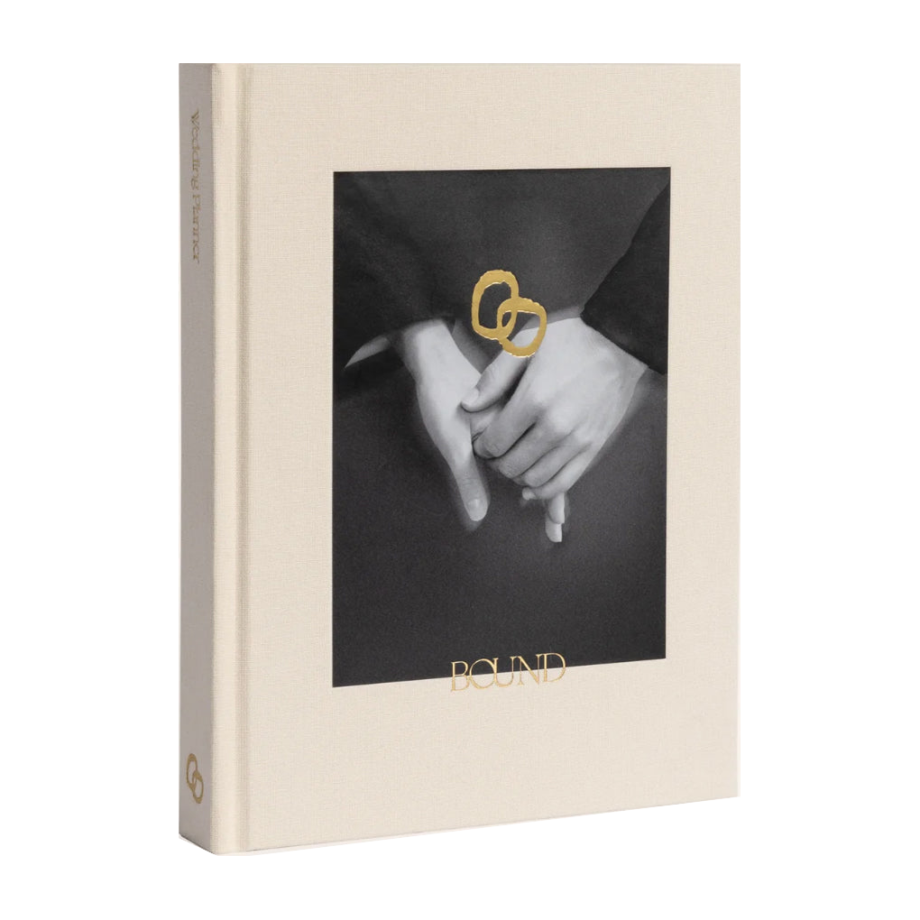 Bound wedding planner hard cover journal ivory