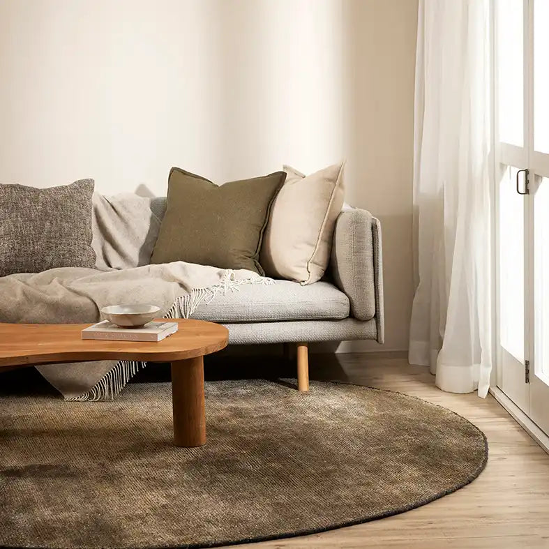 Maximus wool blend cushion cover oat 55cm