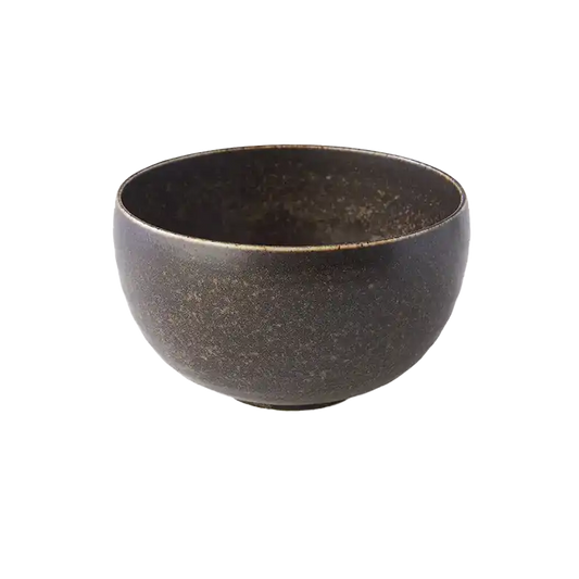 U-shaped ceramic bowl 13cm mocha