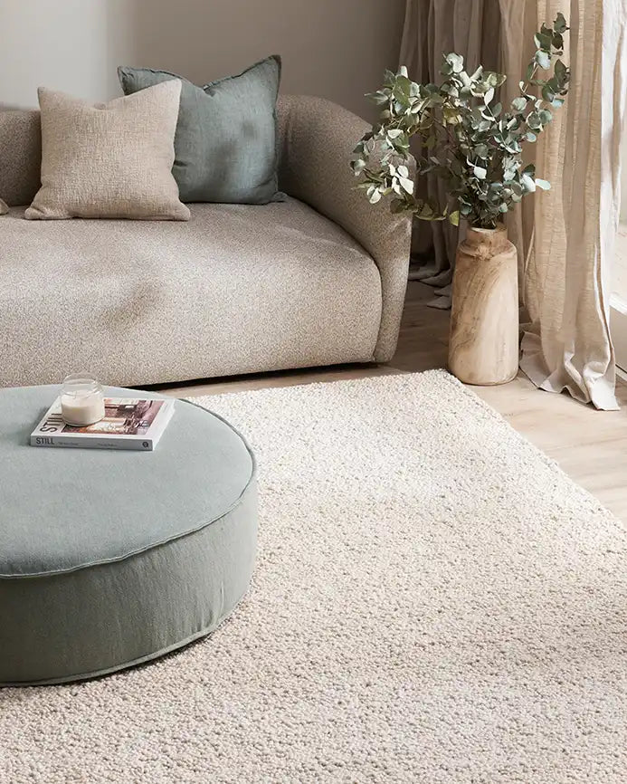 Mt Somers NZ wool floor rug acorn