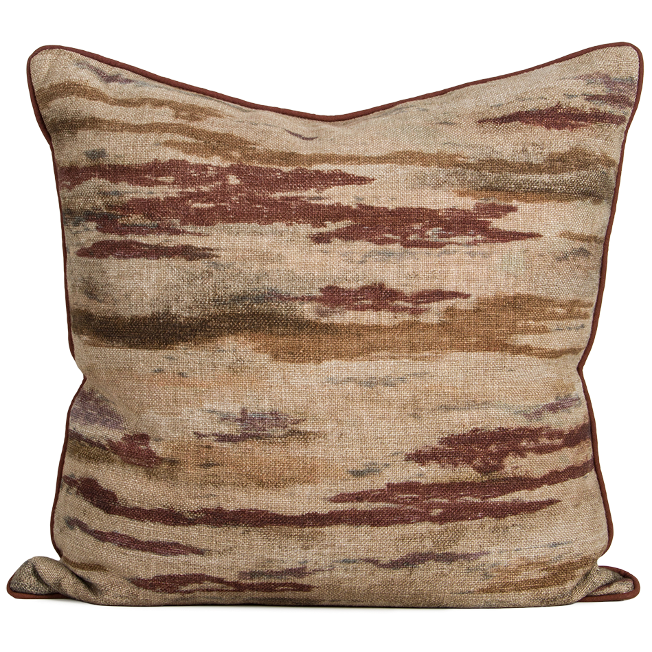 Nerida cushion cover 55cm aubergine