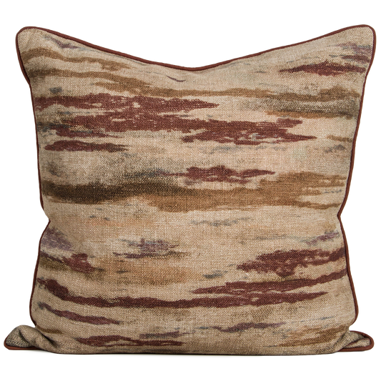 Nerida cushion cover 55cm aubergine
