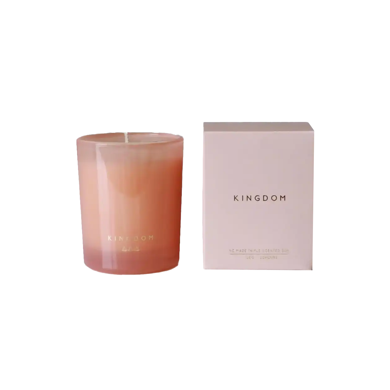 Kingdom small nude candle clove & tobacco