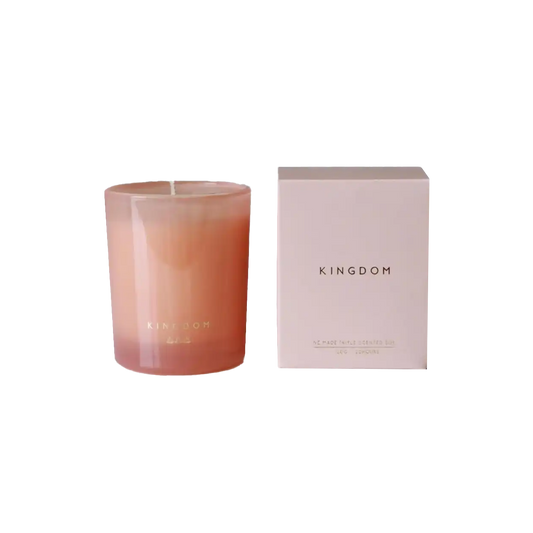 Kingdom small nude candle clove & tobacco