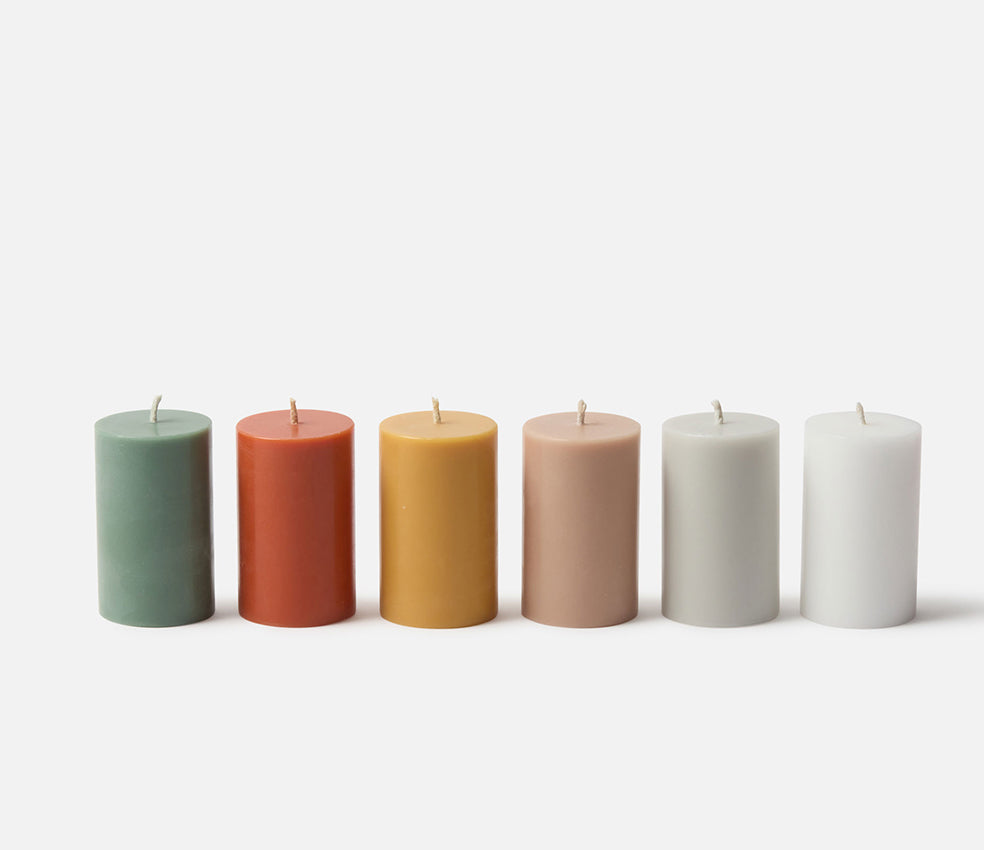 Pillar candle 7cm white