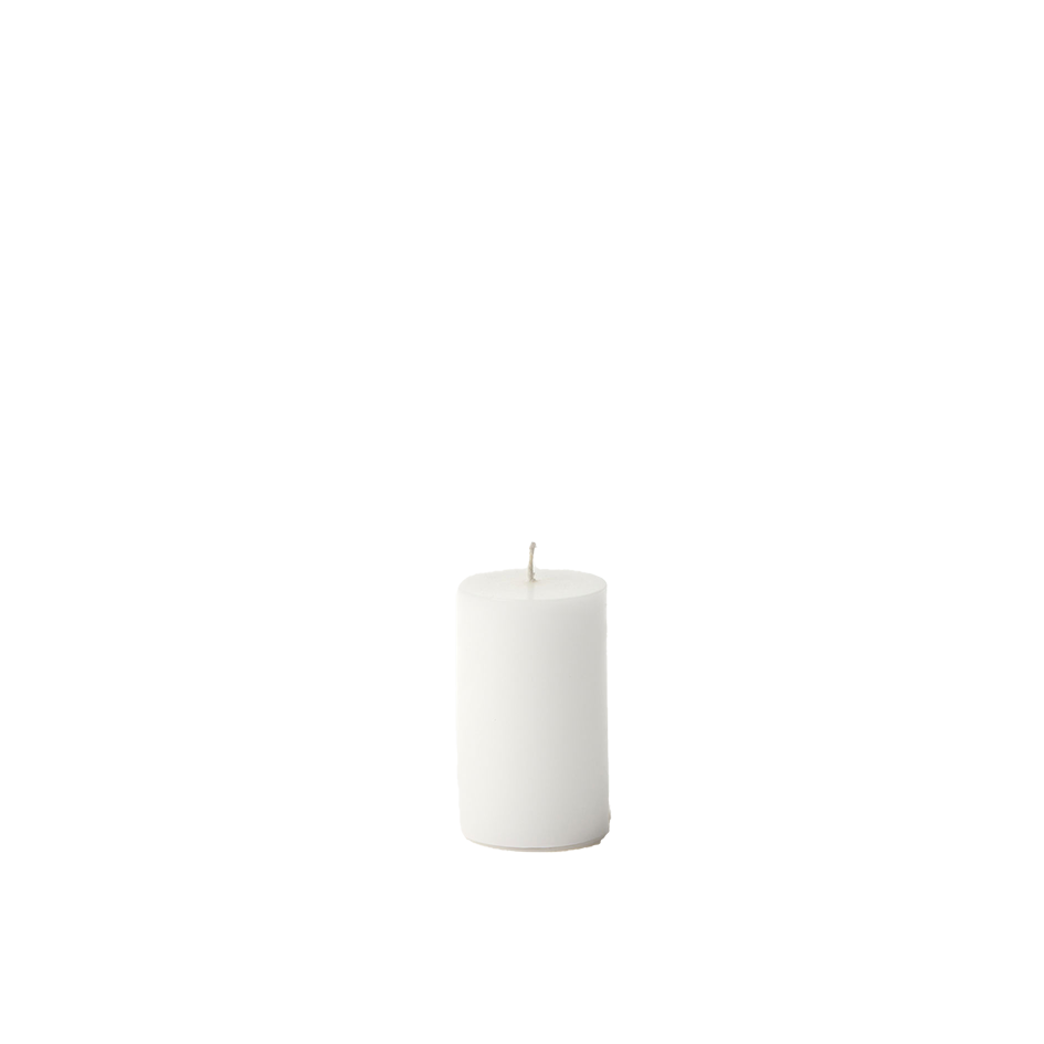 Pillar candle 7cm white