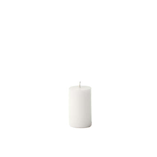 Pillar candle 7cm white