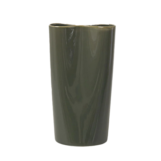 Pinch vase 27cm forest green