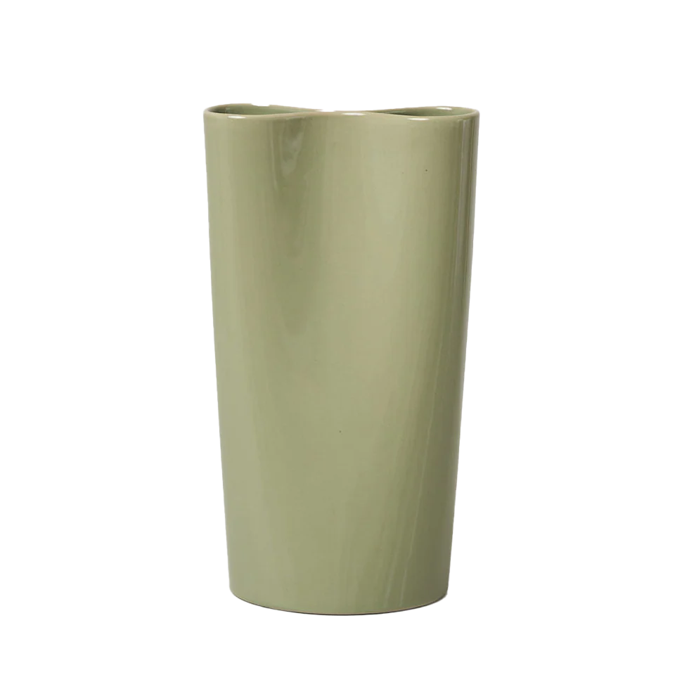 Pinch vase 27cm pohutukawa