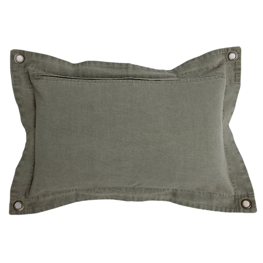 Pony Rider Lil Highlander cushion cover 55 x 35cm olive