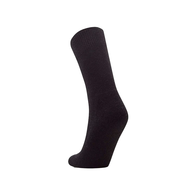 Possum merino wool socks black