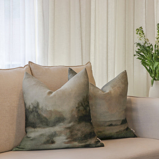 Quiet Country linen cushion cover 50cm
