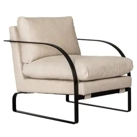 Roxanne linen armchair