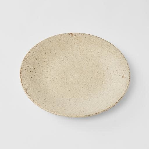Sand fade ceramic dinner plate 28cm