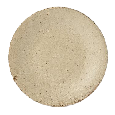 Sand fade ceramic dinner plate 28cm