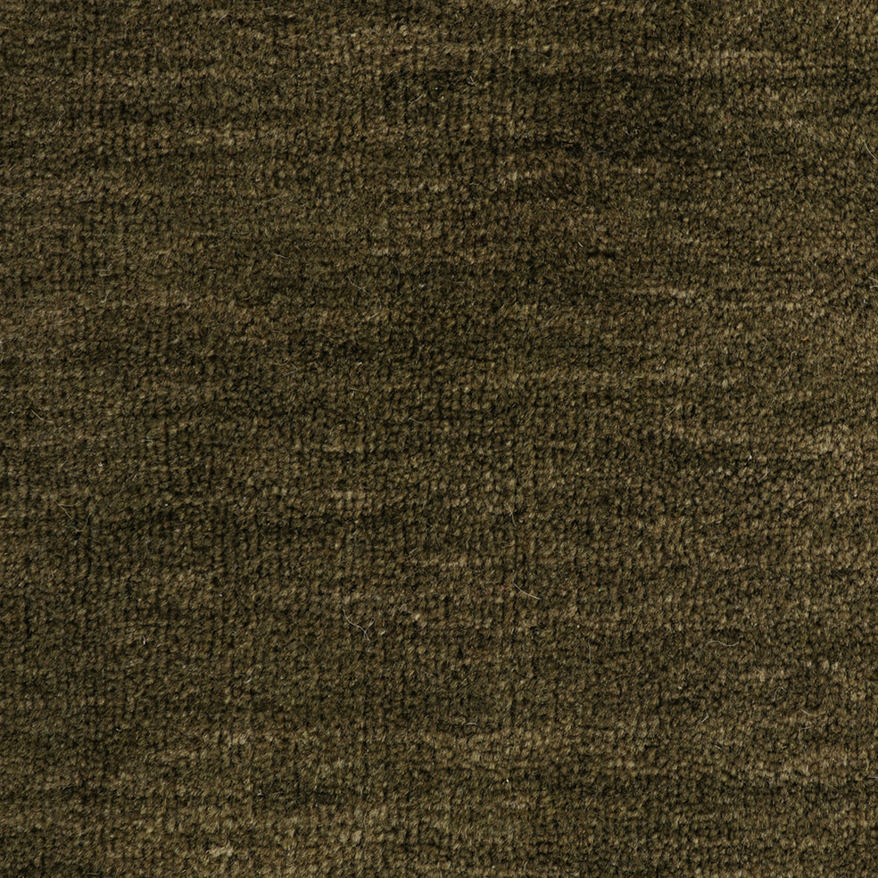 Sandringham wool floor runner moss 90 x 500cm