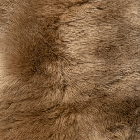 NZ long sheepskin hide single length
