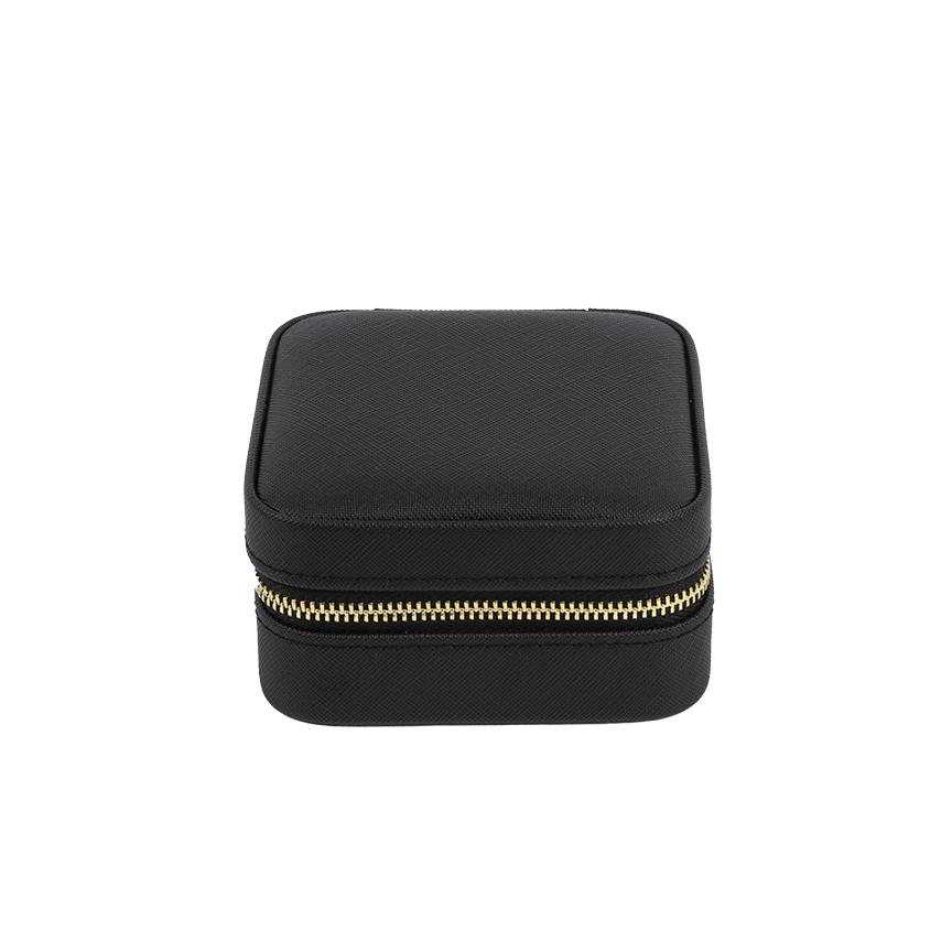 Small square jewellery box black