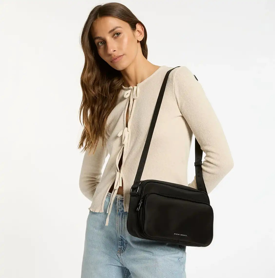 Status Anxiety Rani recycled bag black