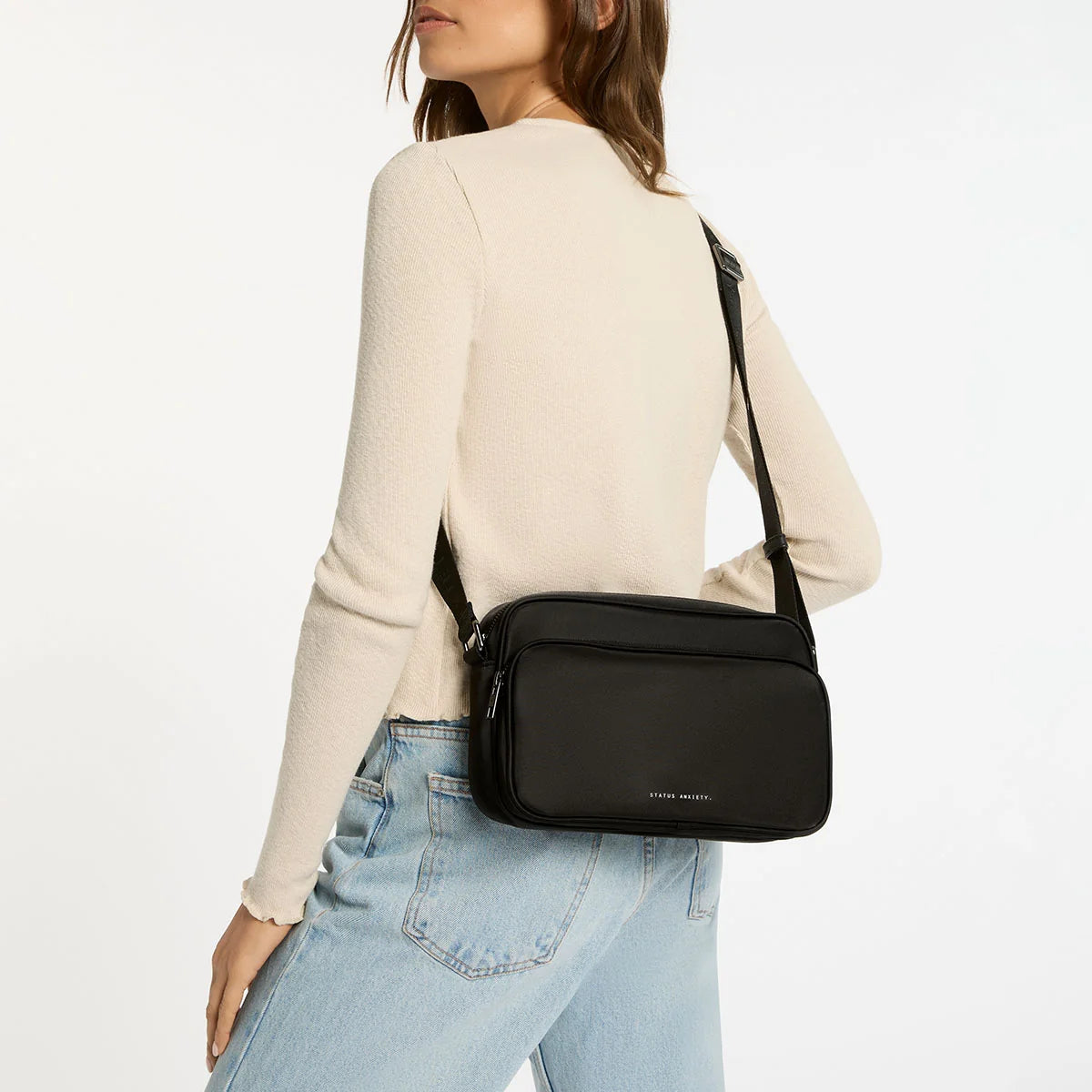 Status Anxiety Rani recycled bag black