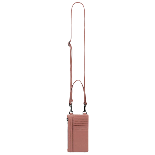 Voyager phone holder bag dusty rose