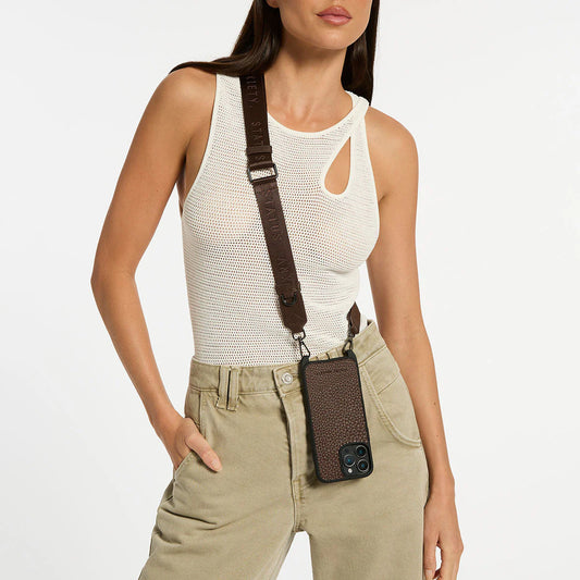 Status Anxiety 17 pro max iphone holder cocoa