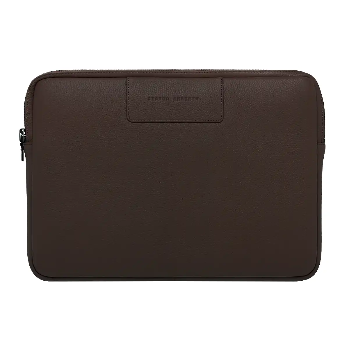Before I Leave leather laptop case cocoa
