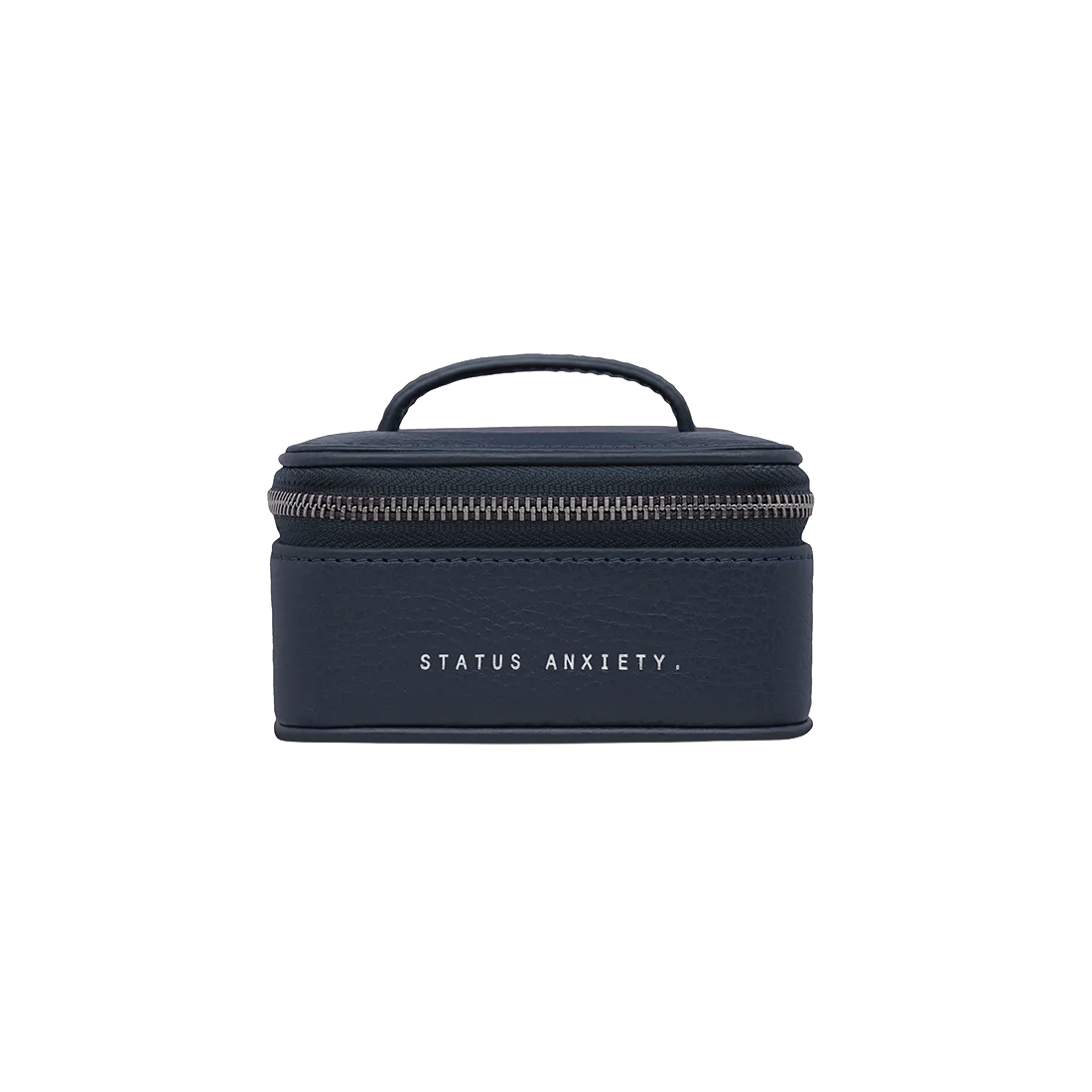 Heartbreaker leather jewellery box 10cm midnight blue