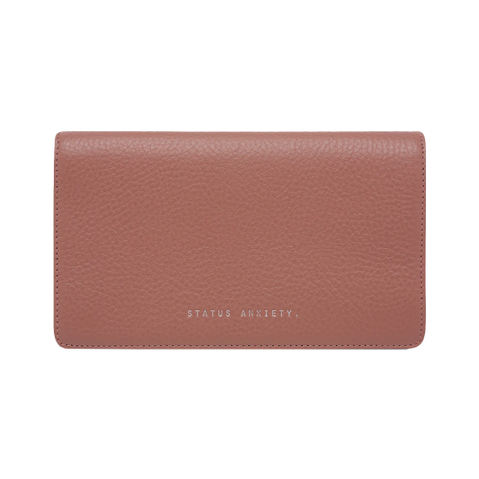 Living proof leather wallet dusty rose