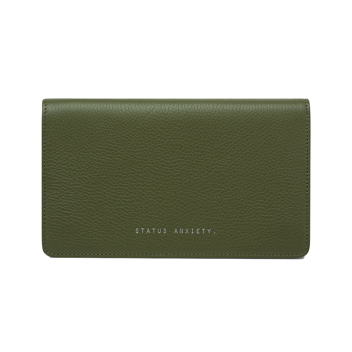 Living proof leather wallet khaki