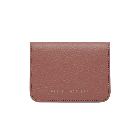 Miles Away leather purse dusty rose