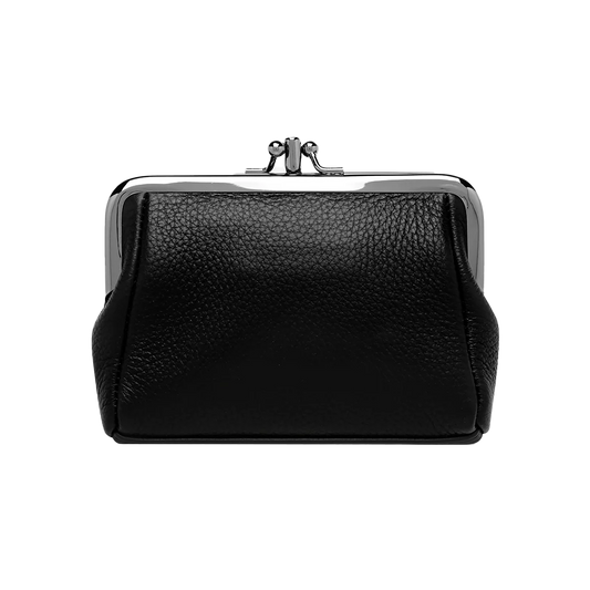 Volatile close clasp wallet black