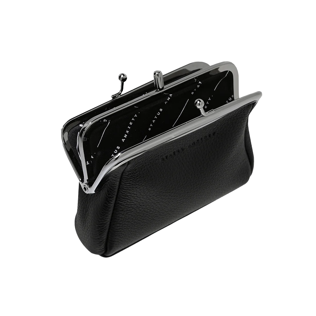 Volatile close clasp wallet black