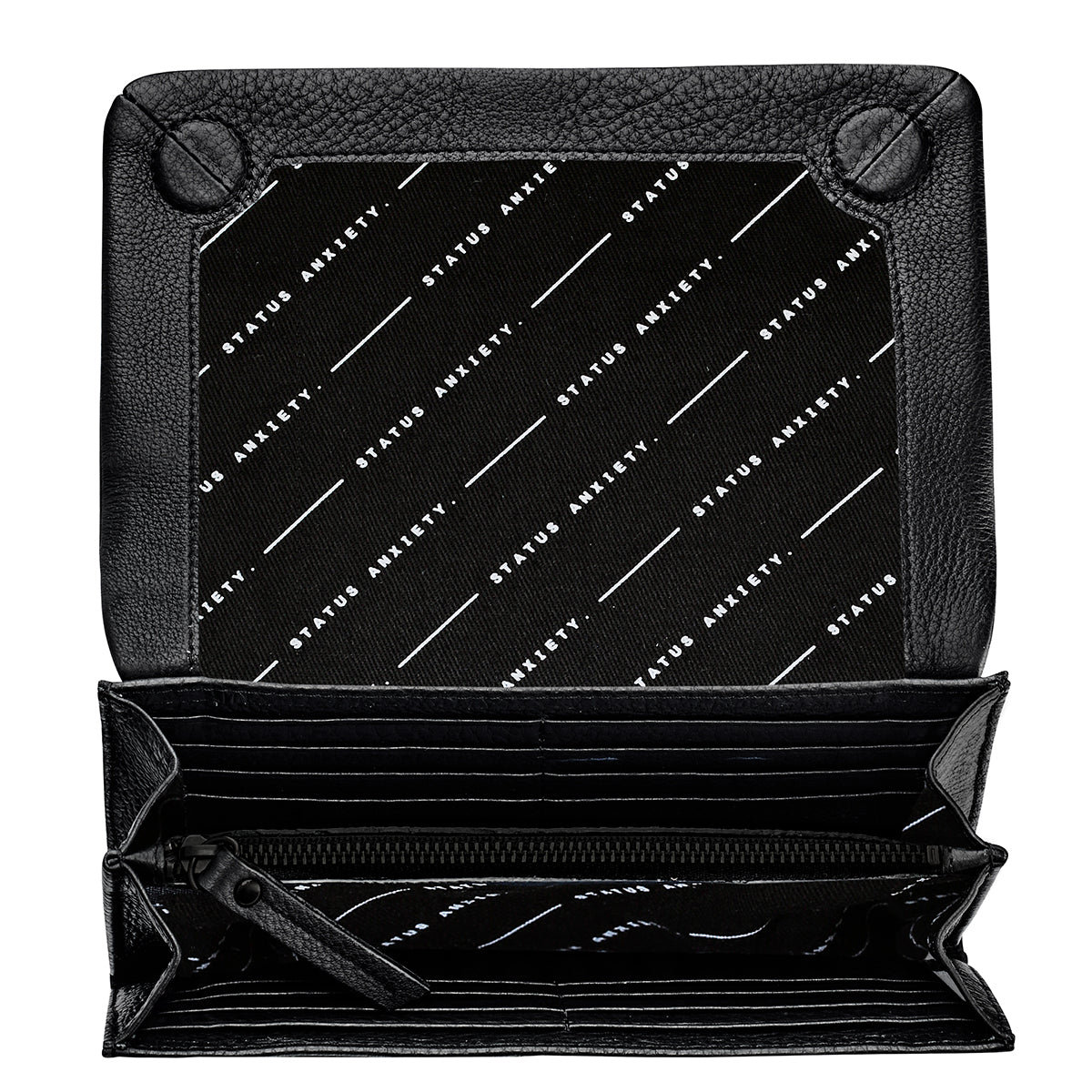 Remnant leather wallet black
