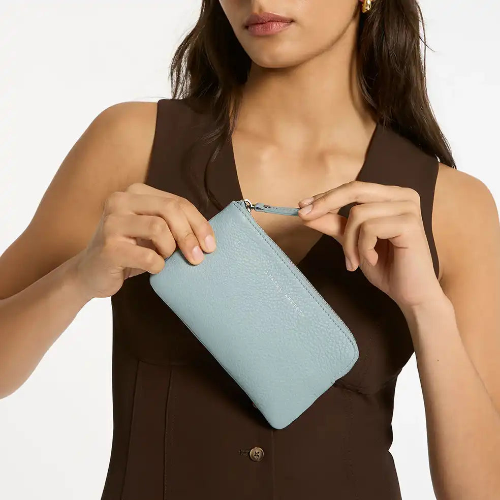 Smoke & mirrors purse powder blue